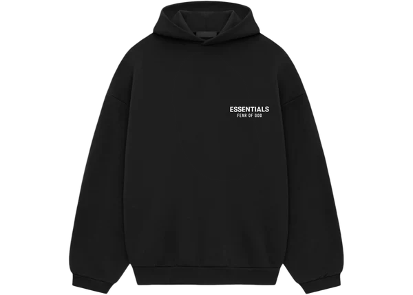 HOODIE ESSENTIALS FW 24 "FLEECE BLACK"