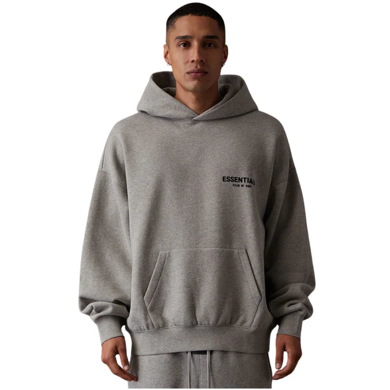 HOODIE ESSENTIALS FW 22 "DARK OATMEAL"